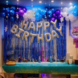 Happy Birthday Backdrop Decor by Party interest | Delhi Party Planner