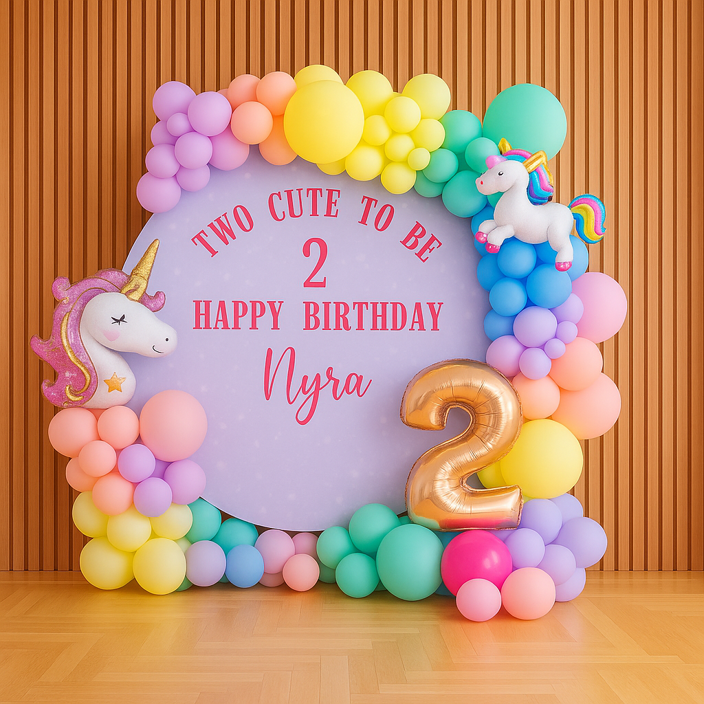 Magical Unicorn Theme Decor by Partyinterest | Delhi Party Planner Magical Unicorn Theme Decor by Partyinterest | Delhi Party Planner