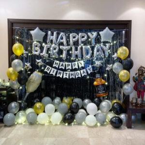 Happy Birthday Daaru Party Decor by Party Interest | Delhi Party Planner