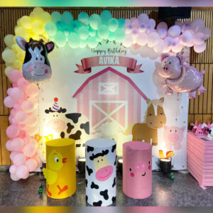 Happy Birthday Farm Theme Backdrop Decor By Party Interest | Delhi Party Planner