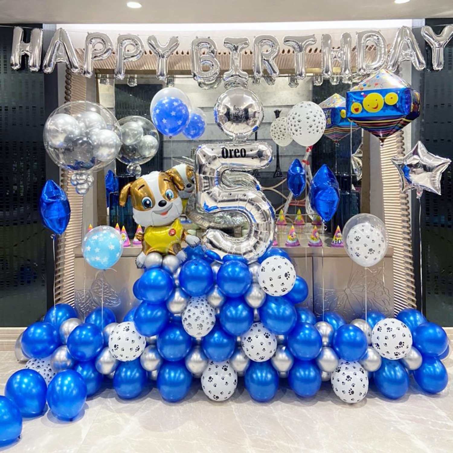 Dog Party Room Backdrop Decor by Party Interest | Delhi Party Planner Dog Party Room Backdrop Decor by Party Interest | Delhi Party Planner